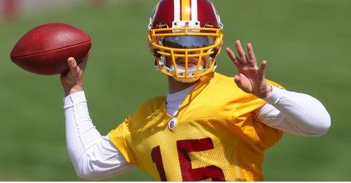 Colt Brennan in action during the Washington Redskins preseason finale  against Jacksonville Jaguars at Jacksonville Municipal Satdium. (Credit  Image: © David Roseblum/Southcreek Global/ZUMApress.com Stock Photo - Alamy